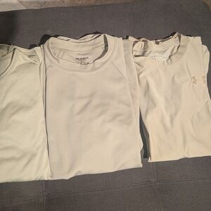 Under Armour Light Beige Performance Tee - Neutral Tone
